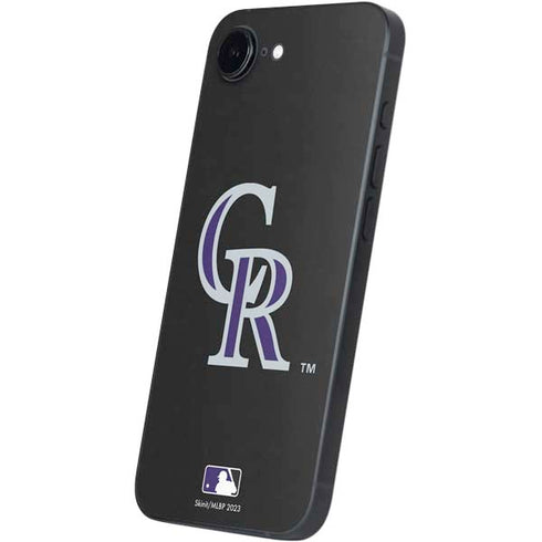 MLB Colorado Rockies - Solid Distressed iPhone 16e Skin